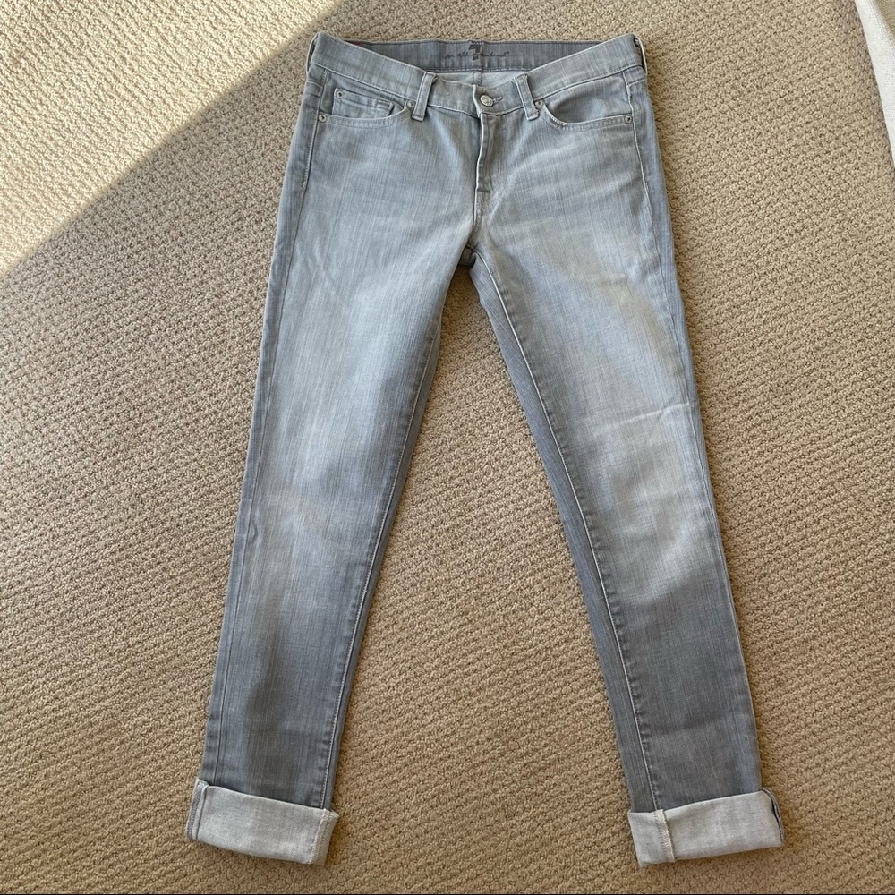 New without tags 7 for all mankind grey jeans - Roxy sz 27